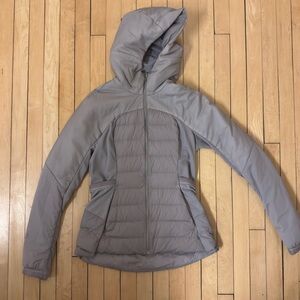 lululemon athletica Women's Light/purple Gray Puffer Jacket